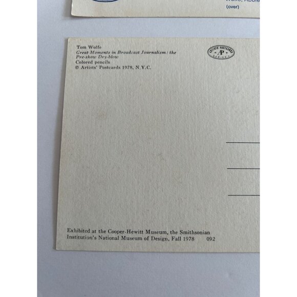 Artists' Postcards Series II 1978 Original Art Prints High-Quality Paper Collect - Picture 8 of 8